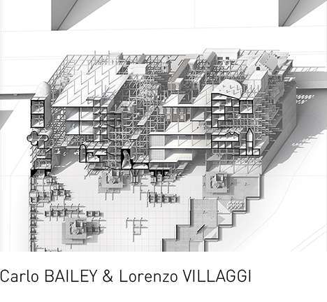Carlo BAILEY & Lorenzo VILLAGGI, "Eidos: or, When Desire Becomes Matter." Oblique section.