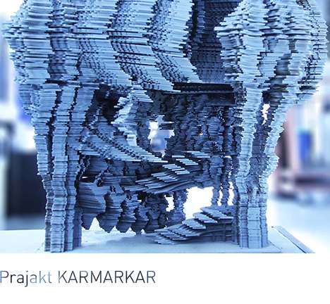 Prajakt KARMARKAR, "invisible DRAWING: Presence of Absence." Model.