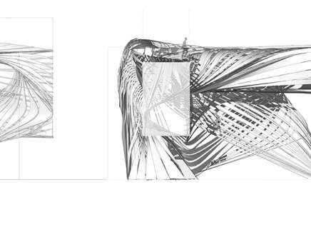 Pablo LORENZO-EIROA (Eiroa Architects), "House II version B." Elevations.