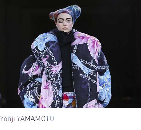 Yohji Yamamoto, "F/W 2014-15 ready-to-wear womenswear collection." Look 11.