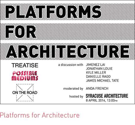 Platforms for Architecture.