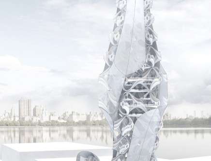 Jillian BLAKELEY, "If you were to forget it all...where would you go?" Axonometric rendering. Mara MARCU, critic.