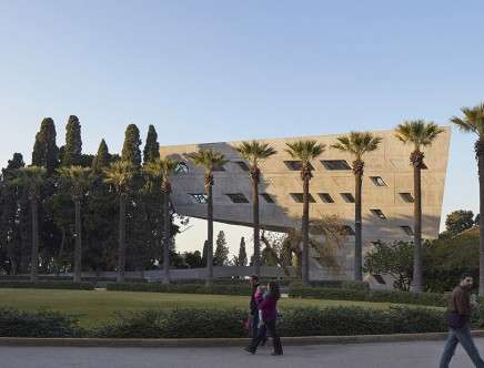 Zaha Hadid Architects, "Issam Fares Institute." Photo: Hufton + Crow.