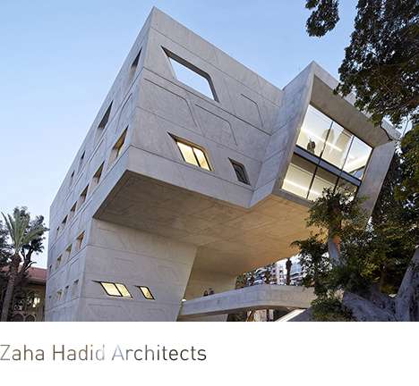 Zaha Hadid Architects, "Issam Fares Institute." Photo: Hufton + Crow.