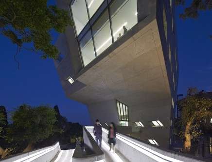 Zaha Hadid Architects, "Issam Fares Institute." Photo: Hufton + Crow.