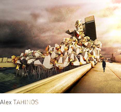 Alex TAHINOS, "Cathedral of Artemis." Exterior rendering.