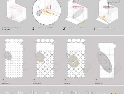 Paul SCRUGHAM, "Silo Breaking." Deconstruction diagrams; museum plans; catalog.