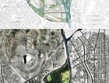 Tanzil Idmam SHAFIQUE, "Lagoonous Assemblage." Downtown L.A. master plan.