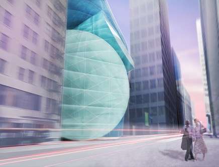 Borislav ANGELOV, "Wacky Motions." Exterior rendering.