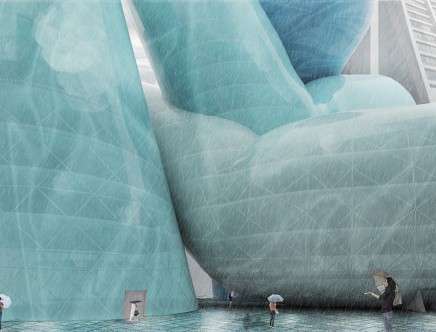 Borislav ANGELOV, "Wacky Motions." Exterior rendering.