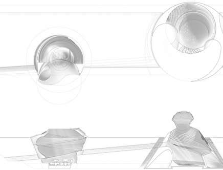 Constance VALE, "Cyclic Metamorphosis." Plan and section.