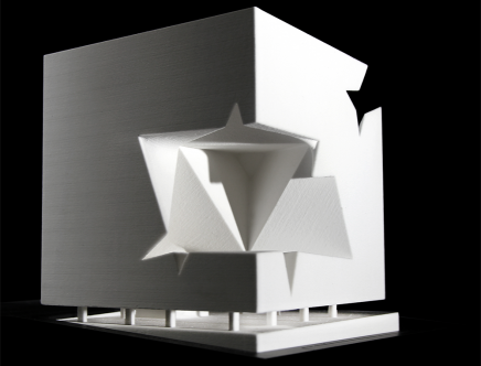 Ismael SOTO, "Nestled Crystals." Model.