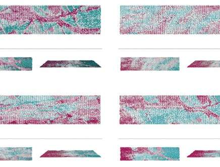 Rob LEY, "May/September: Eskenazi Hospital Parking Structure Facade."