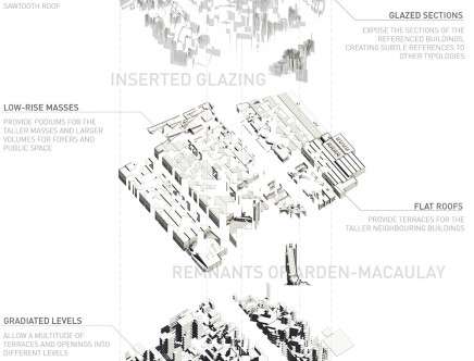 Cam NEWNHAM, "Fragment." Exploded axonometric.