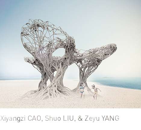 Xiyangzi CAO, Shuo LIU, & Zeyu YANG, "SanDPrint." Rendering.