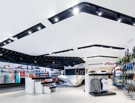 SYNArchitecture (Rhina PORTILLO & Matthias URSCHLER), "Quique Boutique." Interior perspective.