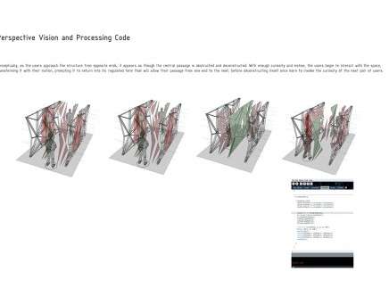 Simulation via processing code. Photo: HMN.