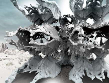 Youngseok DOO, Kazushi MIYAMOTO, & Theodora Maria MOUDATSOU, "Augmented Skin." Perspective rendering.