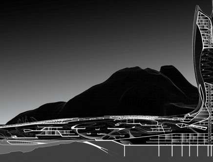 Sergiu Radu POP, "Transformable Antarctic Research Facility." Section.