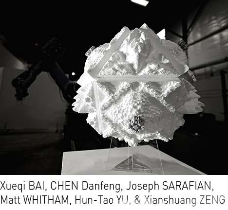 BAI, CHEN, SARAFIAN, WHITHAM, YU, & ZENG, "Inverted Geode." Model.