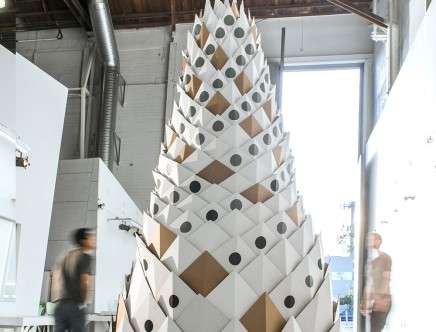 Art Center College of Design, MDP with Tim DURFEE & Andrew KRAGNESS, "12/8 Tower." Photo: Oscar Qi Yuan Li.