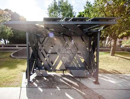 Asteriskos Design + Fabrication, "Memorial Transit Shelter."
