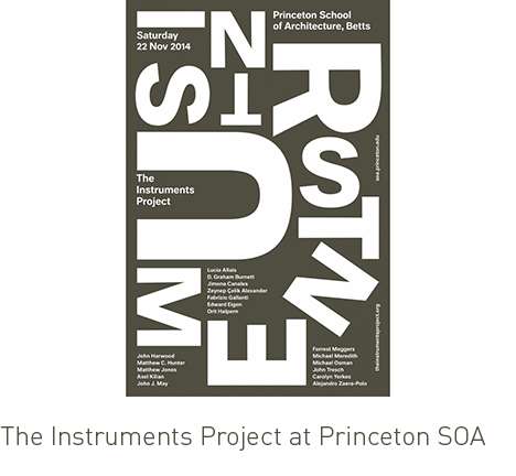 The Instruments Project: Princeton Conversations.