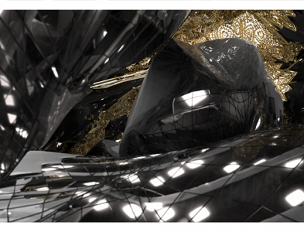 Zach BEALE, "Speculative Duplicity." Interior rendering.