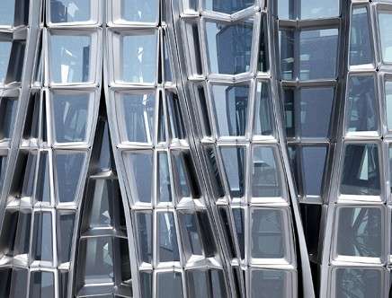 Caleb WHITE, "Shifting Hybrids." Facade rendering.