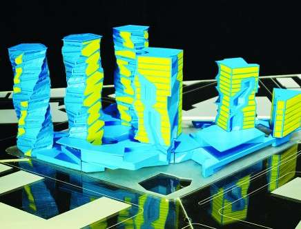 Nicholas AUGER & Jonathan GORDER, "X-Point City." Model.