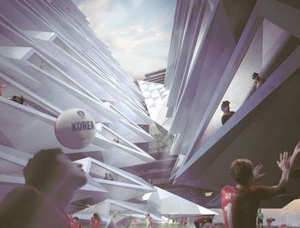 Kordae HENRY, "The Hive." Interior rendering.