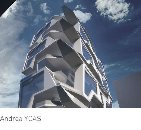 Andrea YOAS, "Inter - Lock." Exterior rendering.