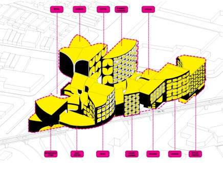 Olga KARABINECH & Emily TYRER, "L.A. Noir." Isometric diagram, program.