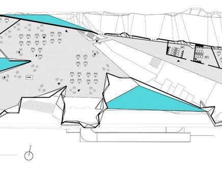 Joe TUEGEL,"Building from Within/Building from Without." Mara MARCU, critic. Plan.