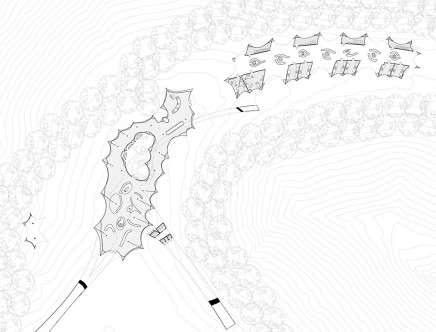 Shinji MIYAJIMA, "Forest Skin." Floor plan.