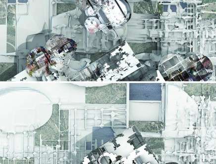 Polina ALEXEEVA, Junjie GUO, & Charmaine LAM, "Weird Nature." Floor plans.