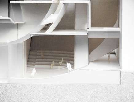 Yihan LI, "Atmospheric Research Center." Model, detail.