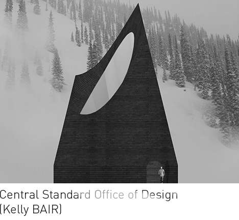 Central Standard Office of Design (Kelly BAIR), "Pyramid House." Front elevation.