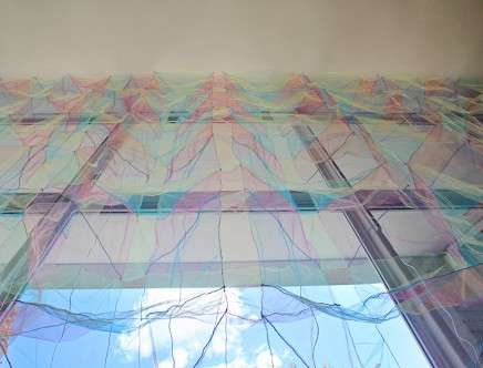 Virginia MELNYK, "Geometric Curtain."