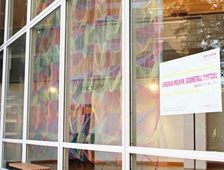 Virginia MELNYK, "Geometric Curtain."