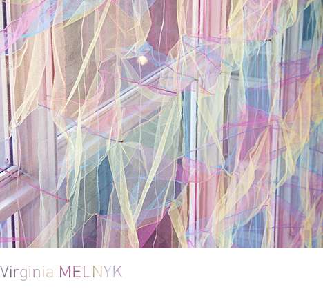 Virginia MELNYK, "Geometric Curtain."