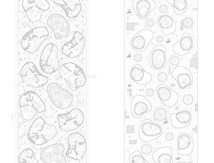 Jacob COMERCI, "A lot of things, all at once! or, an Architectural Compromise." Ground Plan; Roof Plan.