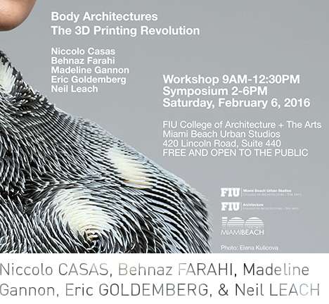 workshop & symposium: Body Architectures: The 3D Printing Revolution