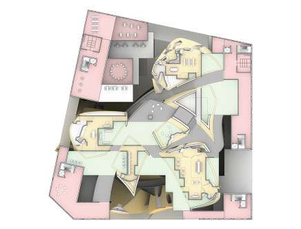 Encheng SHENG, "Pochéism: Seeing Unseen." Floor plans.