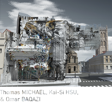 Thomas MICHAEL, Kai-Si HSU, & Omar BAQAZI, "Colour and Skeleton_ Complex Morphologies_ Media Library in Paris."