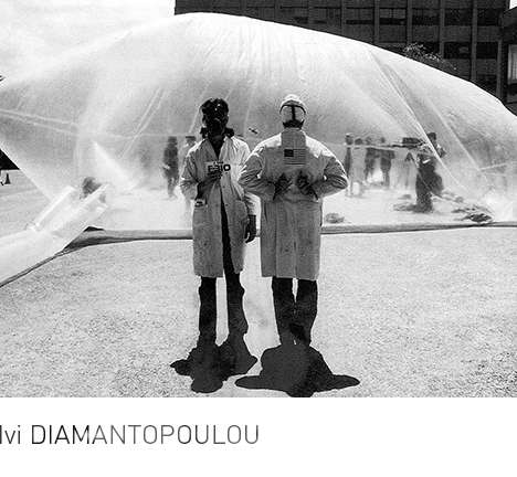 Ant Farm, Clean Air Pod (1970). Performance at lower Sproul Plaza, University of California, Berkeley.