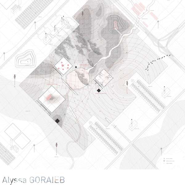Alyssa GORAIEB, "Fragmented Monolith." Model.
