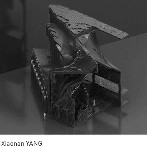 Angela HUANG & Alex TAHINOS, "Real Fictions II: Pier Gardens." Model.